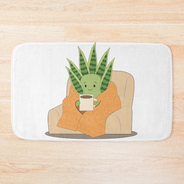 Item preview, Snuggly Plant Wrapped in Blanket with Coffee designed and sold by TatinkaArtskill.