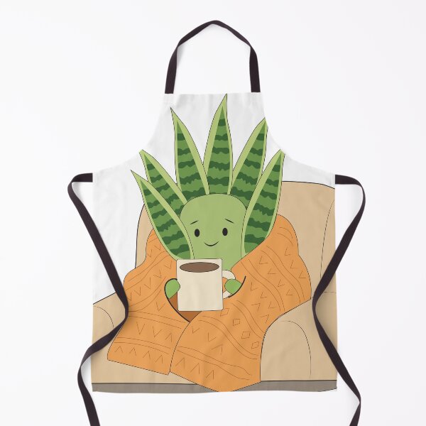 Item preview, Snuggly Plant Wrapped in Blanket with Coffee designed and sold by TatinkaArtskill.