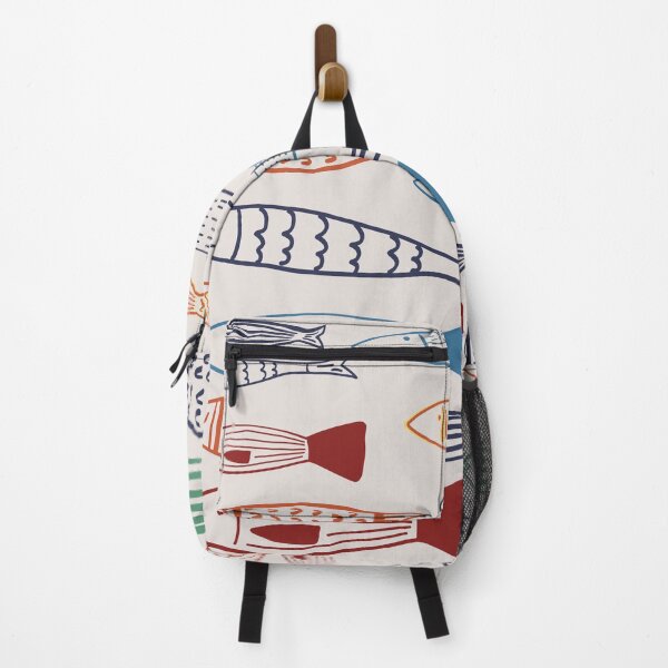 Item preview, Colorful Hand Drawn Illustration Fish Pattern designed and sold by LibertyHub.