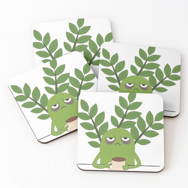 Item preview,  Grumpy Morning Plant Needs Coffee designed and sold by TatinkaArtskill.