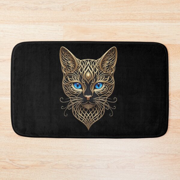 Item preview, Sovereign Shadow: The Golden Filigree Cat designed and sold by GG-Graphics.