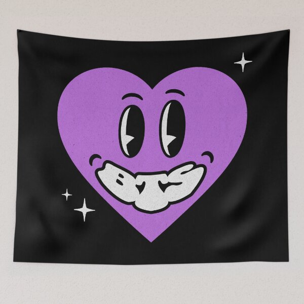 Item preview, BTS army smile heart designed and sold by Morcawork.