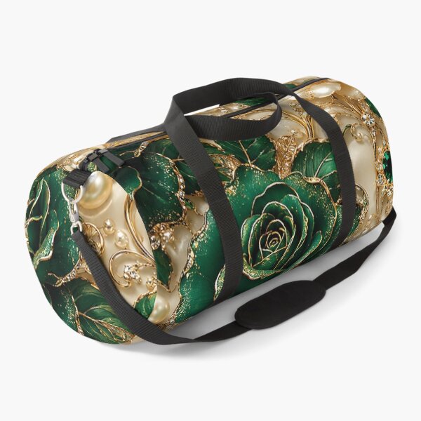 Item preview, Emerald green rose pattern designed and sold by FluffyGallery.