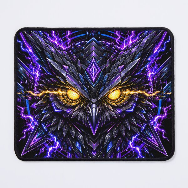 Item preview, Cyber Owl Void Night Electric Neon Graphic designed and sold by RiteshCenter .