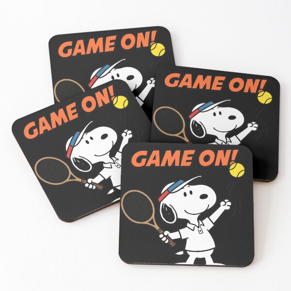 Item preview, Snoopy Tennis Serves Peanuts Comic Dog designed and sold by WilliamFerris.