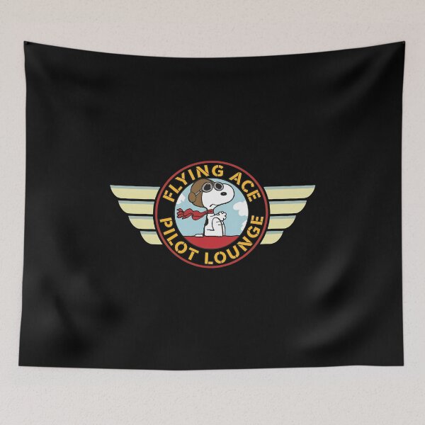 Item preview, Snoopy Flying Ace Pilot Loungee Badge  designed and sold by catlolistore.