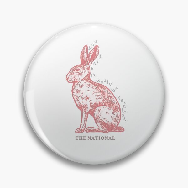 Item preview, The National Pink Rabbits Lyric designed and sold by oriMarchive.