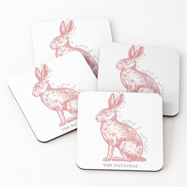 Item preview, The National Pink Rabbits Lyric designed and sold by oriMarchive.