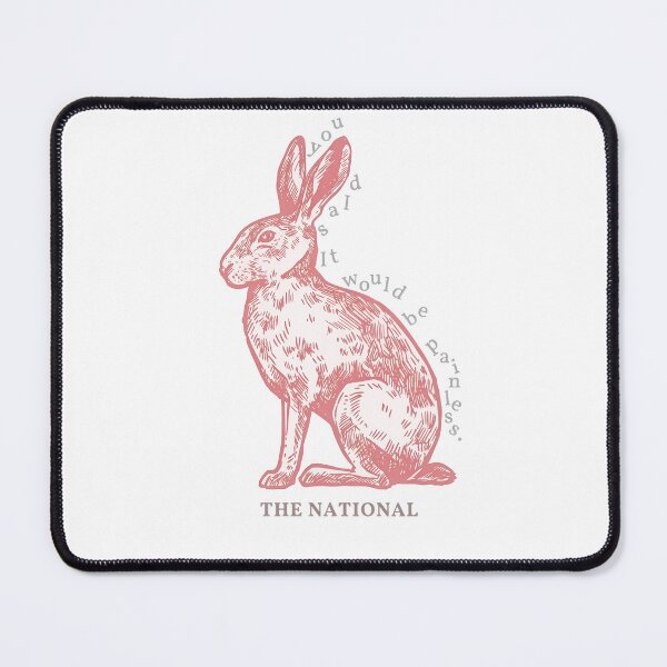 Item preview, The National Pink Rabbits Lyric designed and sold by oriMarchive.