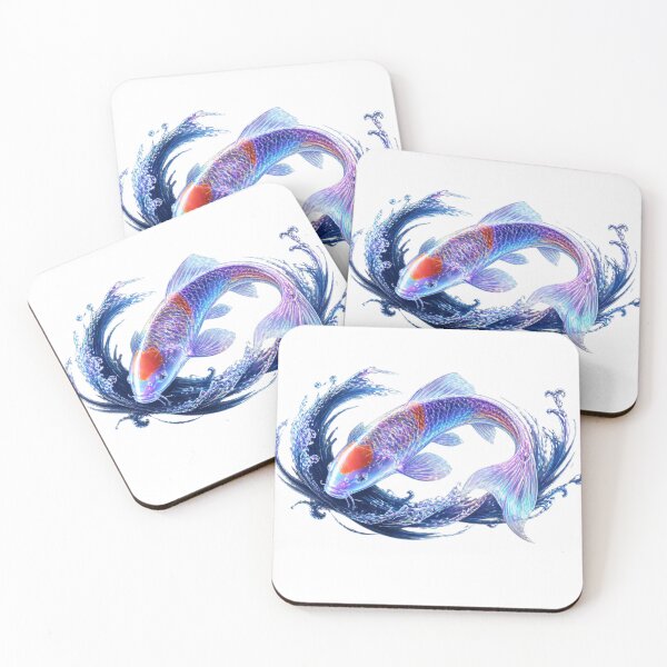Item preview, Zen Koi Fish Illustration designed and sold by NovaInk76.