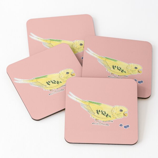 Item preview, Yellow and green budgerigar designed and sold by savousepate.