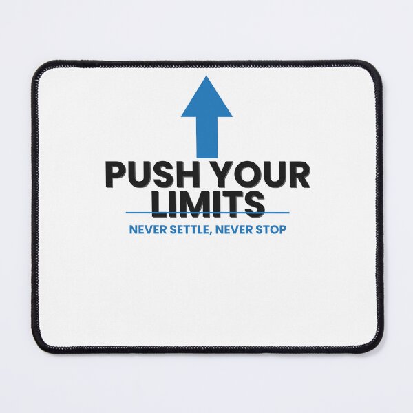 Item preview, Push Your Limits Fitness Motivation Design designed and sold by ⭐ AURA STUDIO.