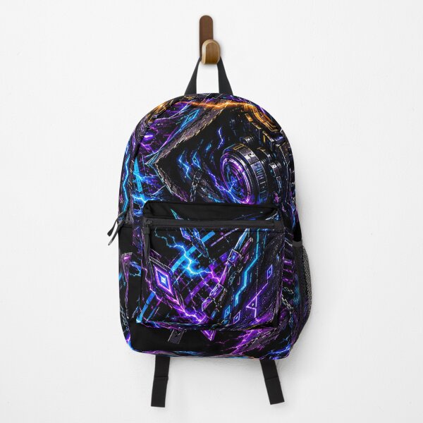 Item preview, Void Nomad Cyberpunk Techwear Neon Graphic designed and sold by RiteshCenter .
