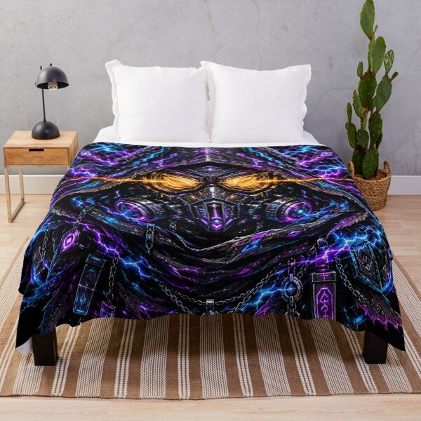 Item preview, Void Nomad Cyberpunk Techwear Neon Graphic designed and sold by RiteshCenter .