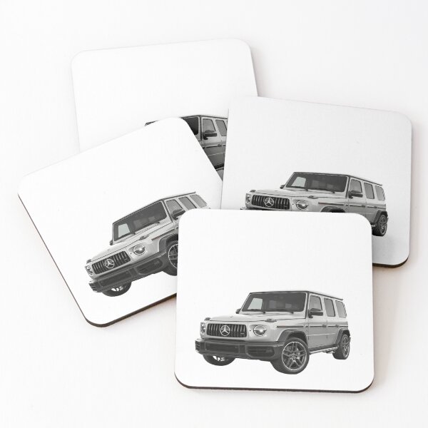 Item preview, G class g wagon two-tone silver and grey car designed and sold by Nagikseyanart.
