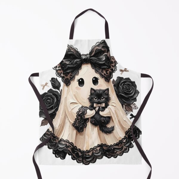 Item preview, Preppy Ghost Coquette Bow, Fall Girly Halloween Ghost designed and sold by OMITTEROMINOUS.