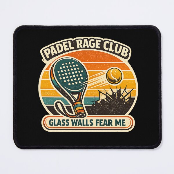 Item preview, Padel Rage Club Glass Walls Fear Me designed and sold by Concrete Coffee Studio.
