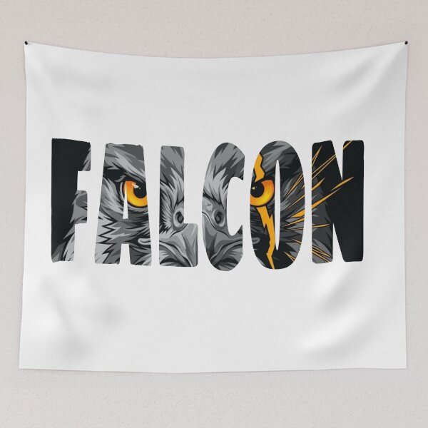 Item preview, Falcon Eagle Eyes Typography Design designed and sold by ThunderRed.
