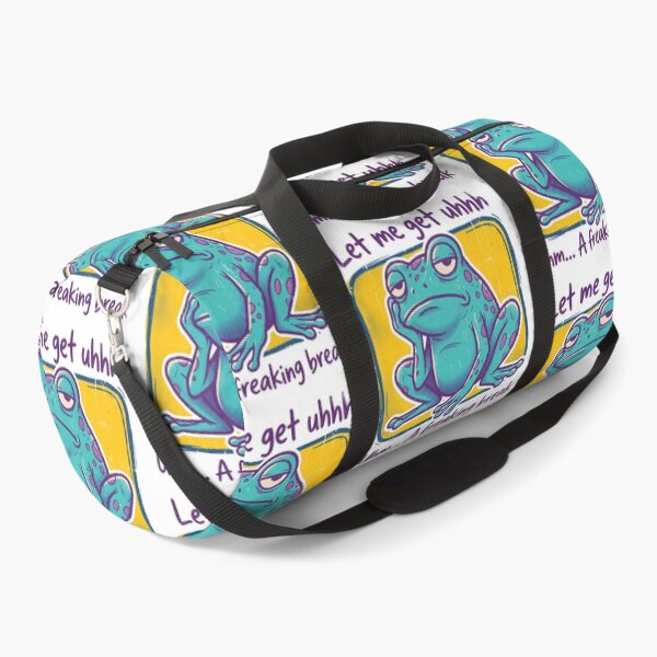Item preview, Let Me Get A Freaking Break - Funny Exhausted Frog Meme designed and sold by AdyKurniawan.