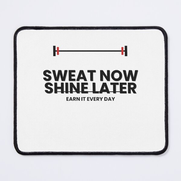 Item preview, Sweat Now Shine Later Fitness Design designed and sold by ⭐ AURA STUDIO.
