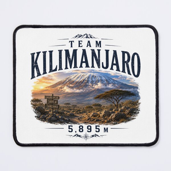 Item preview, Team Kilimanjaro Mountain Hiking Design 2 designed and sold by Miles&Moments.