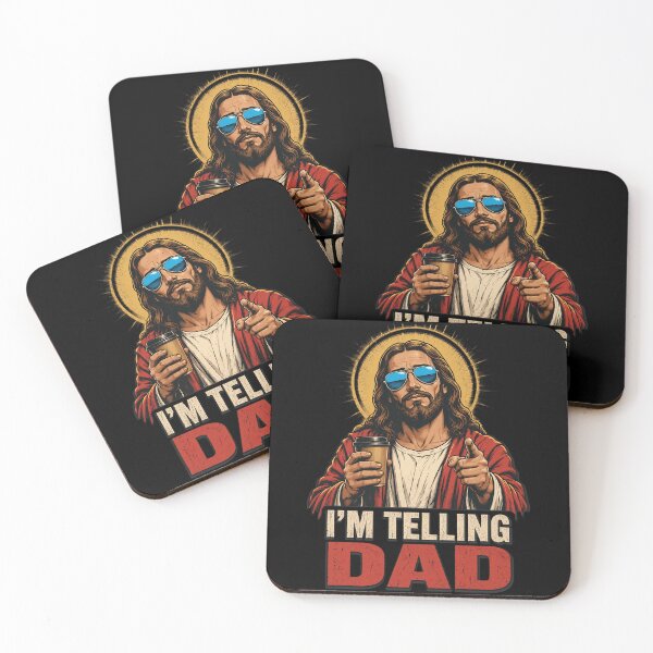 Item preview, I'm Telling Dad Religious Christian Jesus Meme designed and sold by OlakunleOloroz.