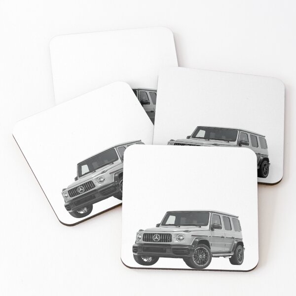 Item preview, G class g wagon two-tone silver and grey car designed and sold by Nagikseyanart.