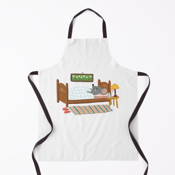 Item preview, Cute Mouse Sleeping In Tiny Bed Illustration designed and sold by Nupelwear.
