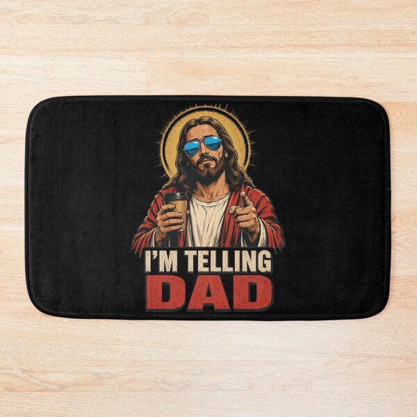 Item preview, I'm Telling Dad Religious Christian Jesus Meme designed and sold by OlakunleOloroz.