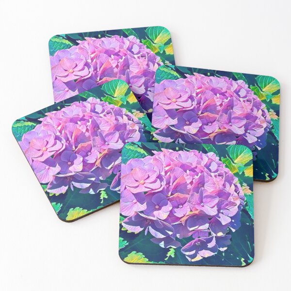 Item preview, Impressionist Purple Hydrangea Flower Digital Illustration designed and sold by BalkanBloom.