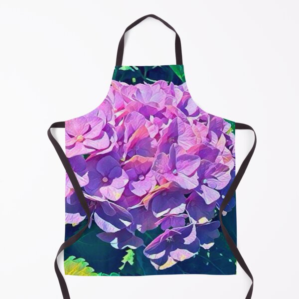 Item preview, Impressionist Purple Hydrangea Flower Digital Illustration designed and sold by BalkanBloom.