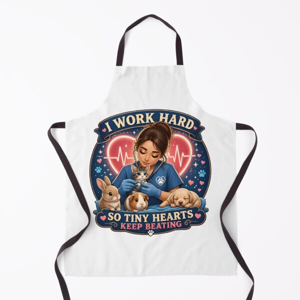 Item preview, I Work Hard So Tiny Hearts Keep Beating | Veterinary Hero Gift designed and sold by Bettybee00.