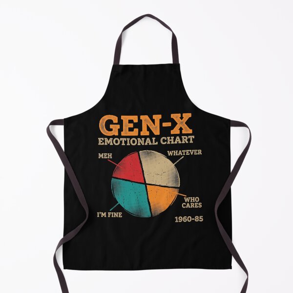 Item preview, Gen-X Emotional Chart - Funny 1980s Retro Nostalgia designed and sold by AdyKurniawan.