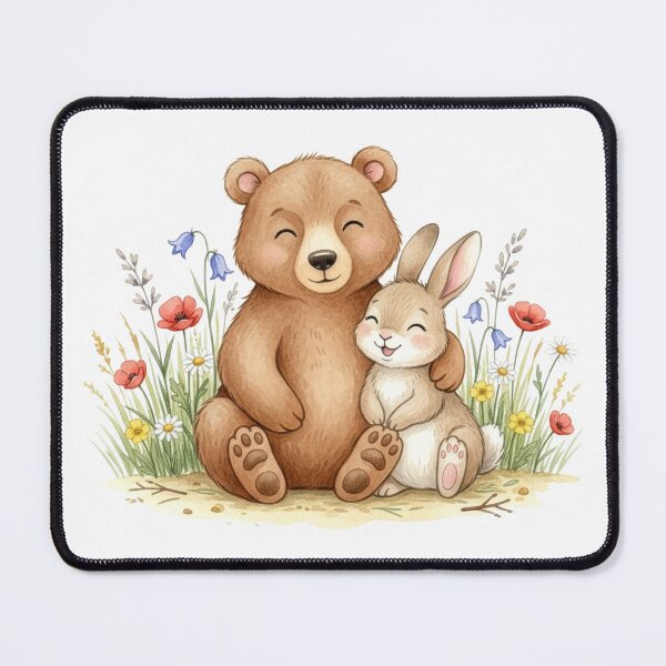 Item preview, Bear and Rabbit Friends designed and sold by Motivburg.