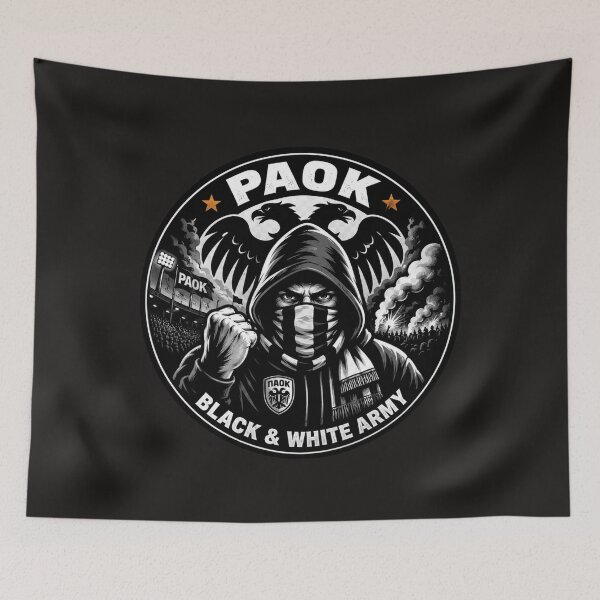 Item preview, PAOK Ultras - Black & White Army designed and sold by Sports Boutique.