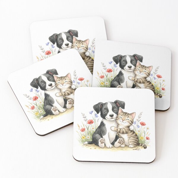 Item preview, Dog and Cat Friends designed and sold by Motivburg.