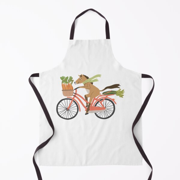 Item preview, Whimsical Horse Riding Bicycle Illustration designed and sold by Nupelwear.
