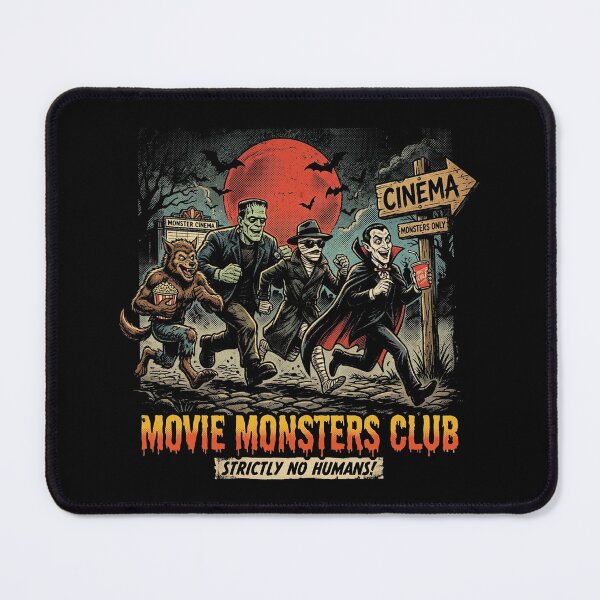 Item preview, Movie Monsters Club - Retro Cinema Horror Friends designed and sold by AdyKurniawan.