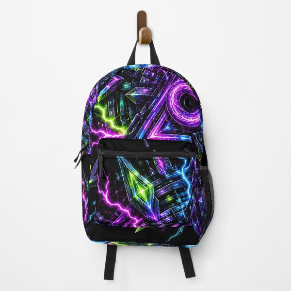 Item preview, Void Neon Infinity Loop Geometric Pixel Art designed and sold by RiteshCenter .