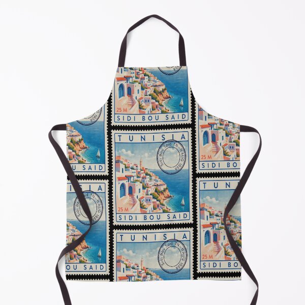 Item preview, Sidi Bou Said Tunisia Postage Stamp Travel Sticker designed and sold by stickercuffs.