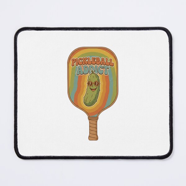 Item preview, Retro 70s Pickleball Addict Groovy Paddle Art designed and sold by pattman.