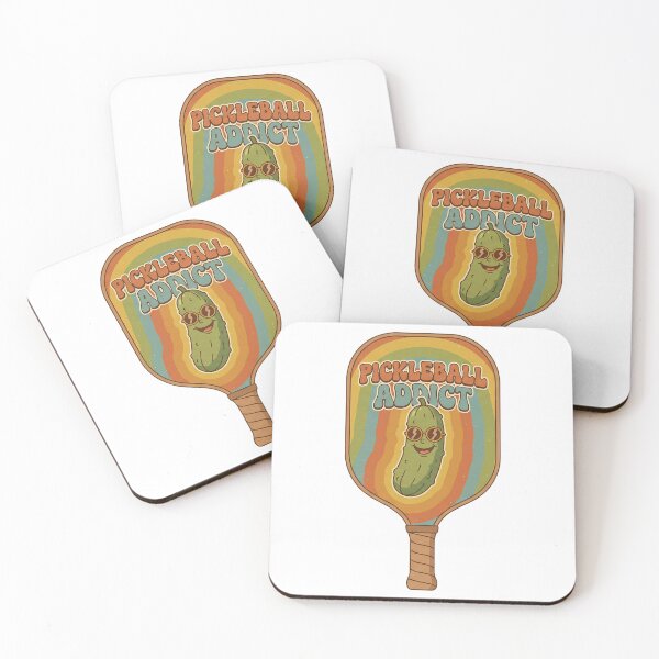 Item preview, Retro 70s Pickleball Addict Groovy Paddle Art designed and sold by pattman.