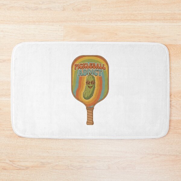 Item preview, Retro 70s Pickleball Addict Groovy Paddle Art designed and sold by pattman.