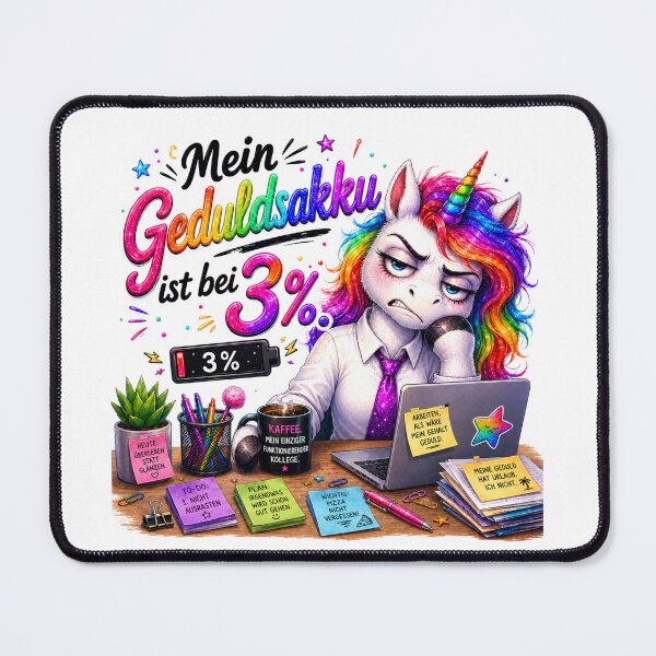 Item preview, My Patience Battery Is At 3 Percent German Quote designed and sold by Tinosshop.