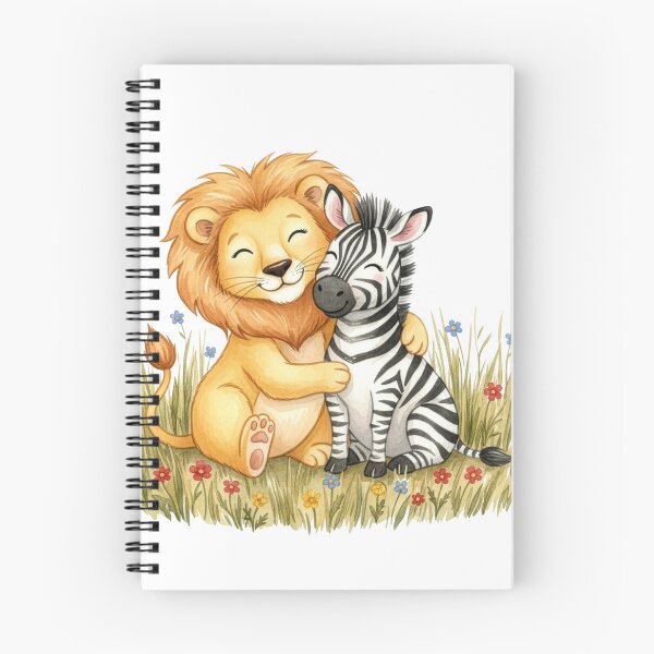 Item preview, Lion and Zebra Friends designed and sold by Motivburg.