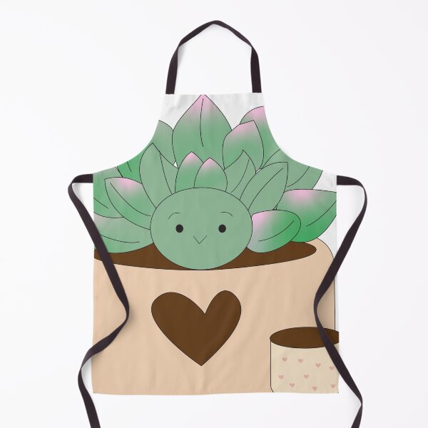 Item preview, Sweet Succulent Pot with Heart and Coffee designed and sold by TatinkaArtskill.