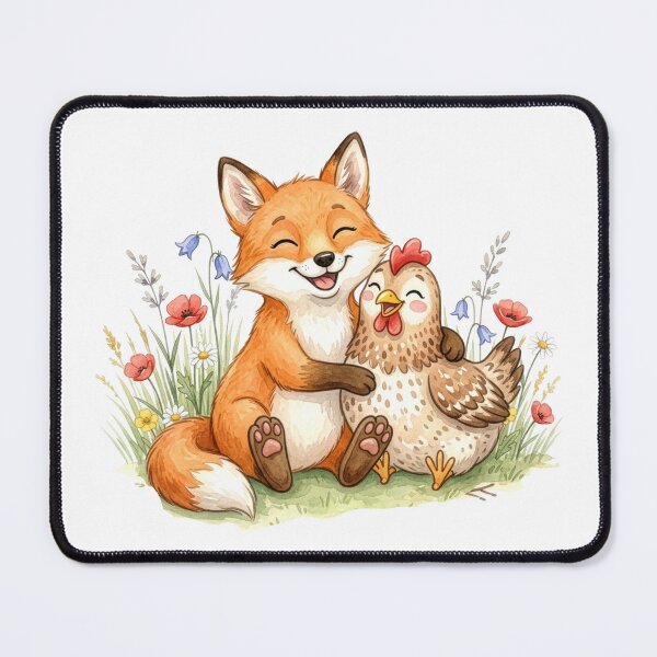 Item preview, Fox and Chicken Friends designed and sold by Motivburg.