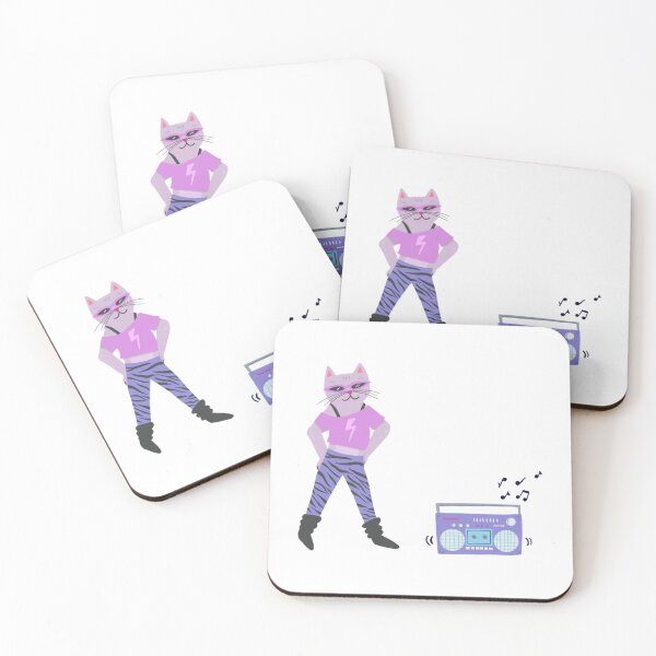 Item preview, Cool Disco Cat Retro Dance Art designed and sold by Nupelwear.