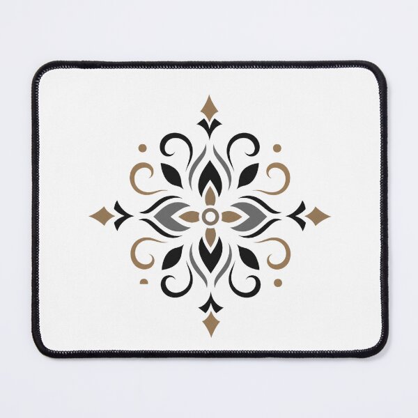 Item preview, Minimalist Floral Mandala Ornament Sticker designed and sold by PremVerse.