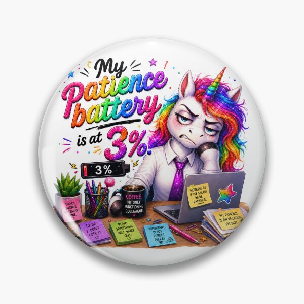 Item preview, My Patience Battery Is At 3 Percent German Quote designed and sold by Tinosshop.